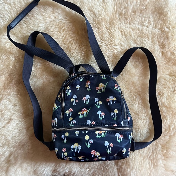Mushroom Print Mini Backpack - Picture 1 of 7
